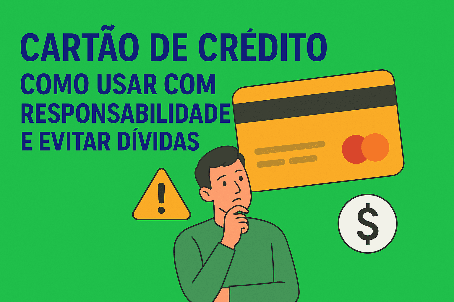Cartão de crédito;
Como usar o cartão de crédito;
Armadilhas do cartão de crédito;
Juros do cartão de crédito;
Educação financeira;
Controle financeiro; e 
Planejamento financeiro.