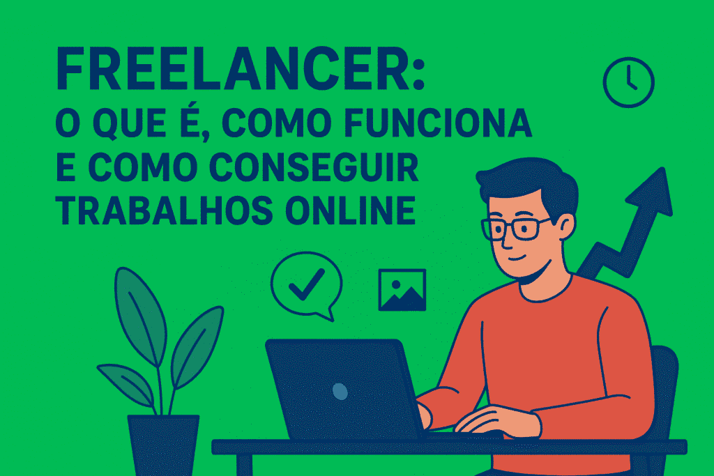 Como começar a trabalhar como freelancer do zero;
Onde encontrar trabalho freelancer na internet;
Dicas para ser freelancer e ganhar dinheiro online;
Como organizar as finanças sendo freelancer;
Melhores sites para freelancers brasileiros;
Como conseguir renda extra como freelancer; e
Trabalhos freelancer para iniciantes;